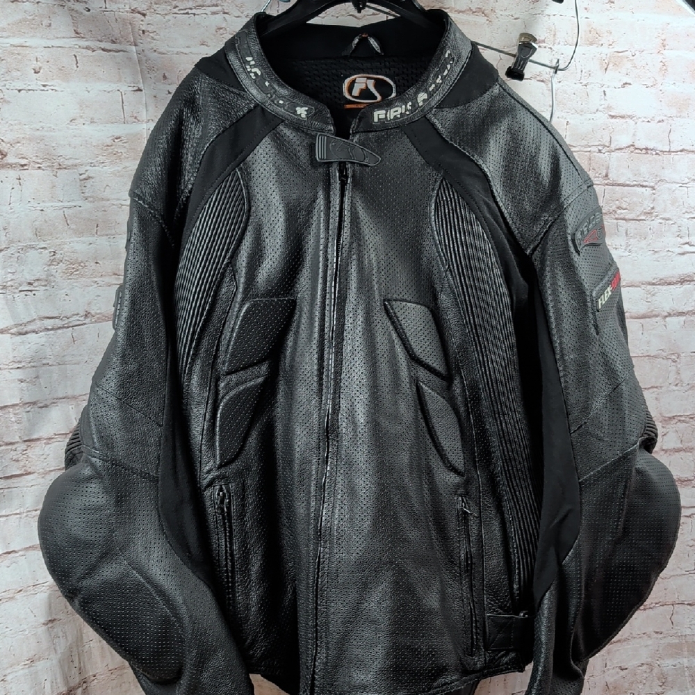 Men's Black Motorcycle Jacket Field Sheer XL